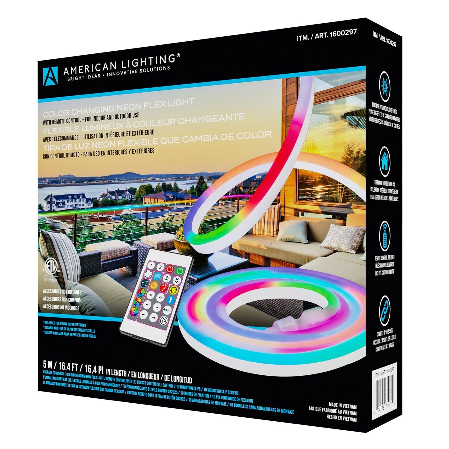 American Lighting Color Changing Neon Flex Light