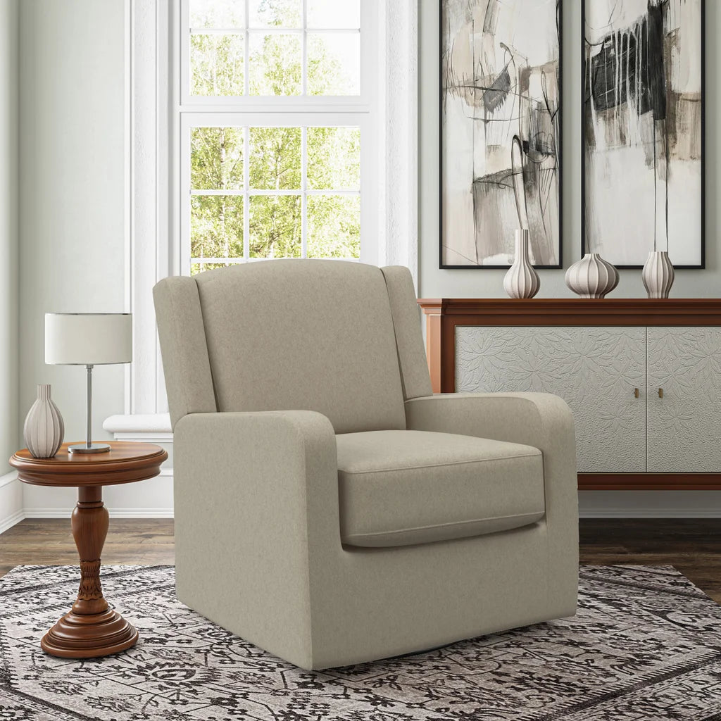 Easley Fabric Swivel Glider