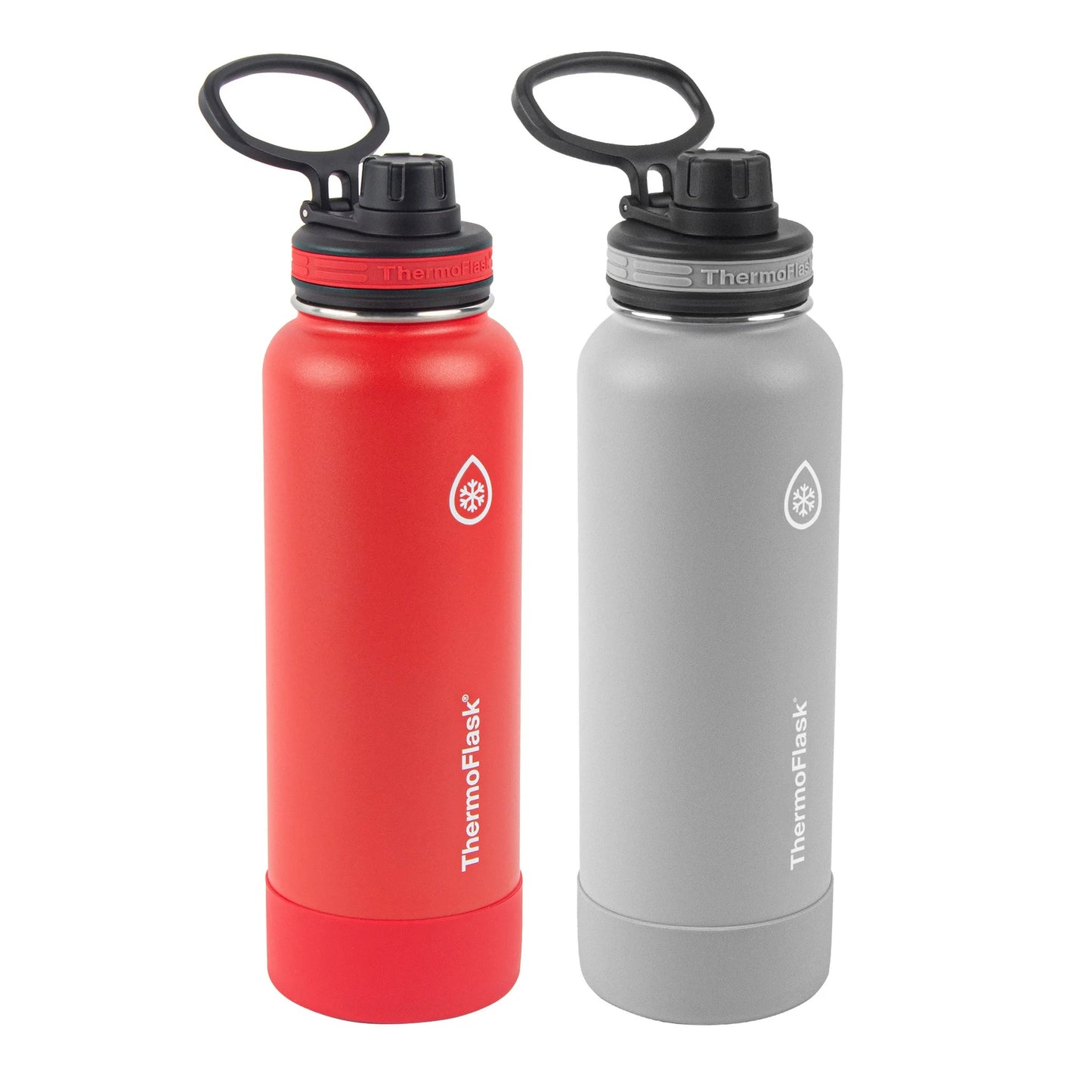ThermoFlask 40oz Stainless Steel Water Bottle, 2-pack