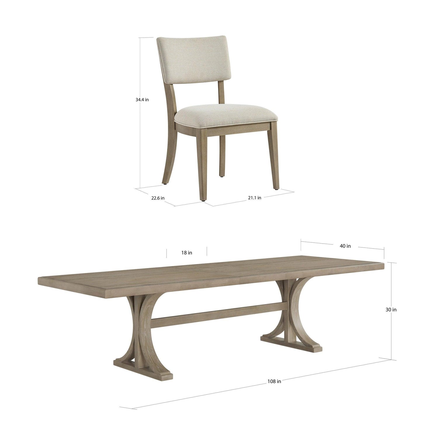 Mercer 9-piece Dining Table Set