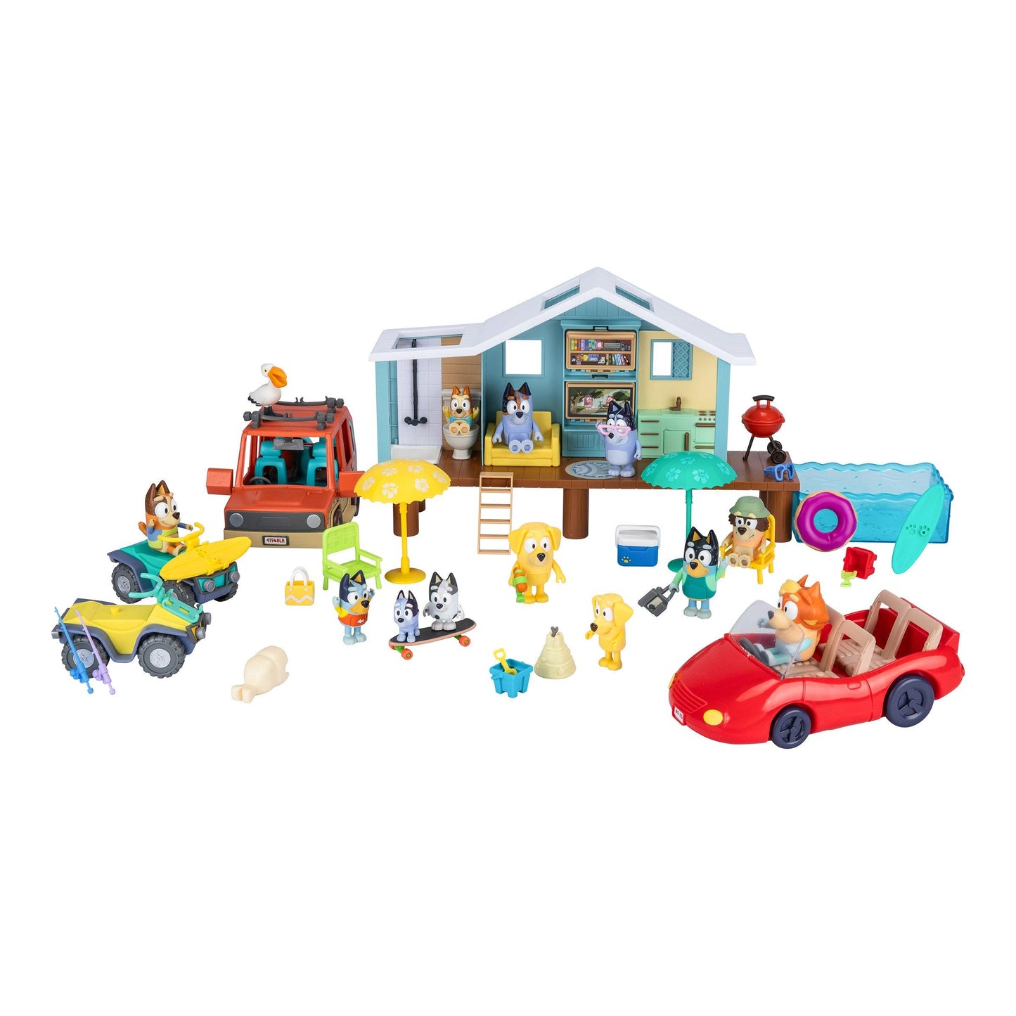 Bluey Friends and Family Beach Set