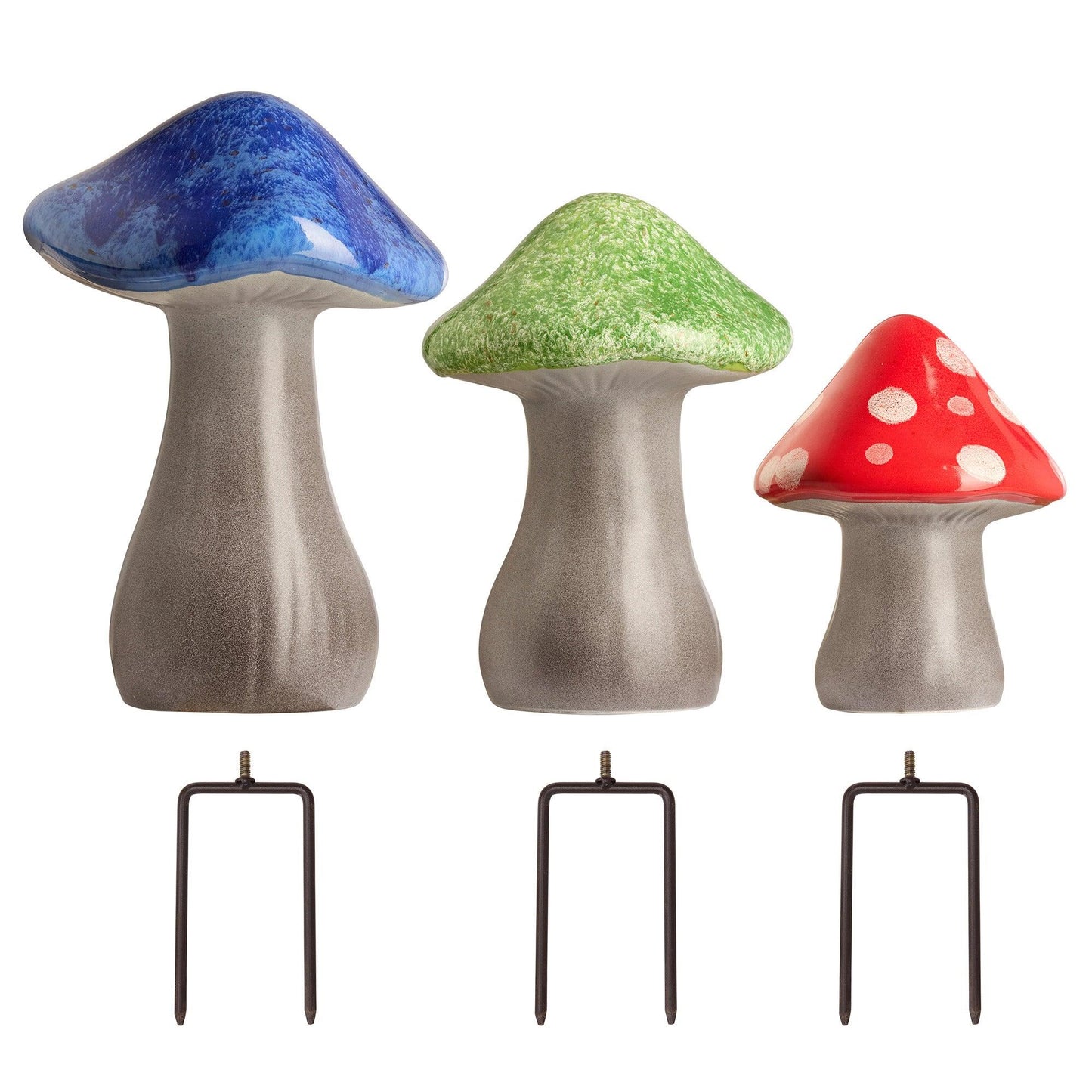 Mullally Ceramic Garden Mushrooms