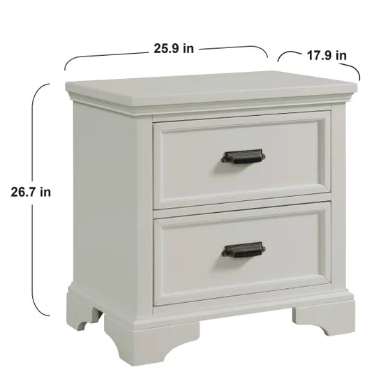 Wynne 2-drawer Nightstand