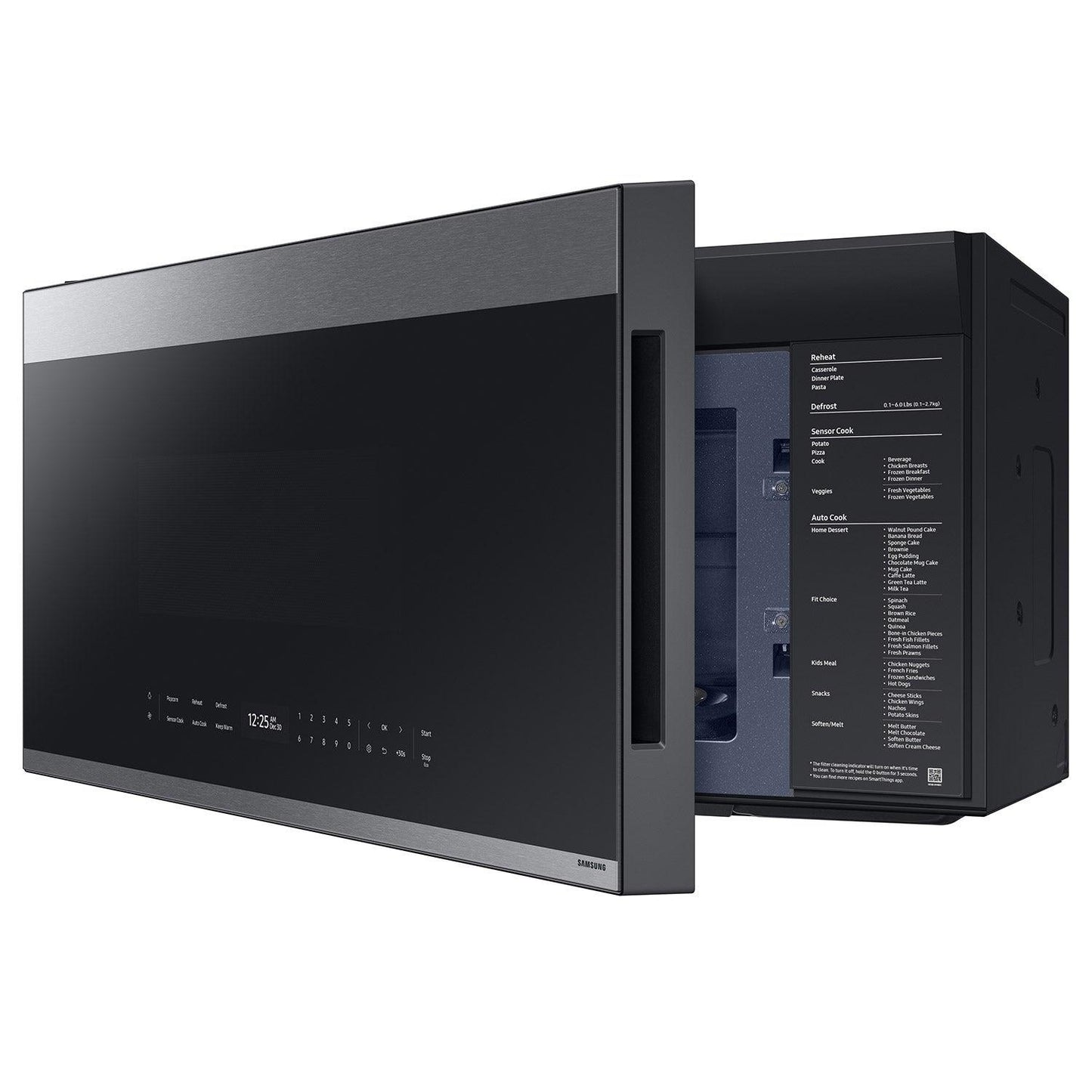 Samsung Bespoke Smart 2.1 cu. ft. Over-the-Range Microwave with Wi-Fi & LCD Display