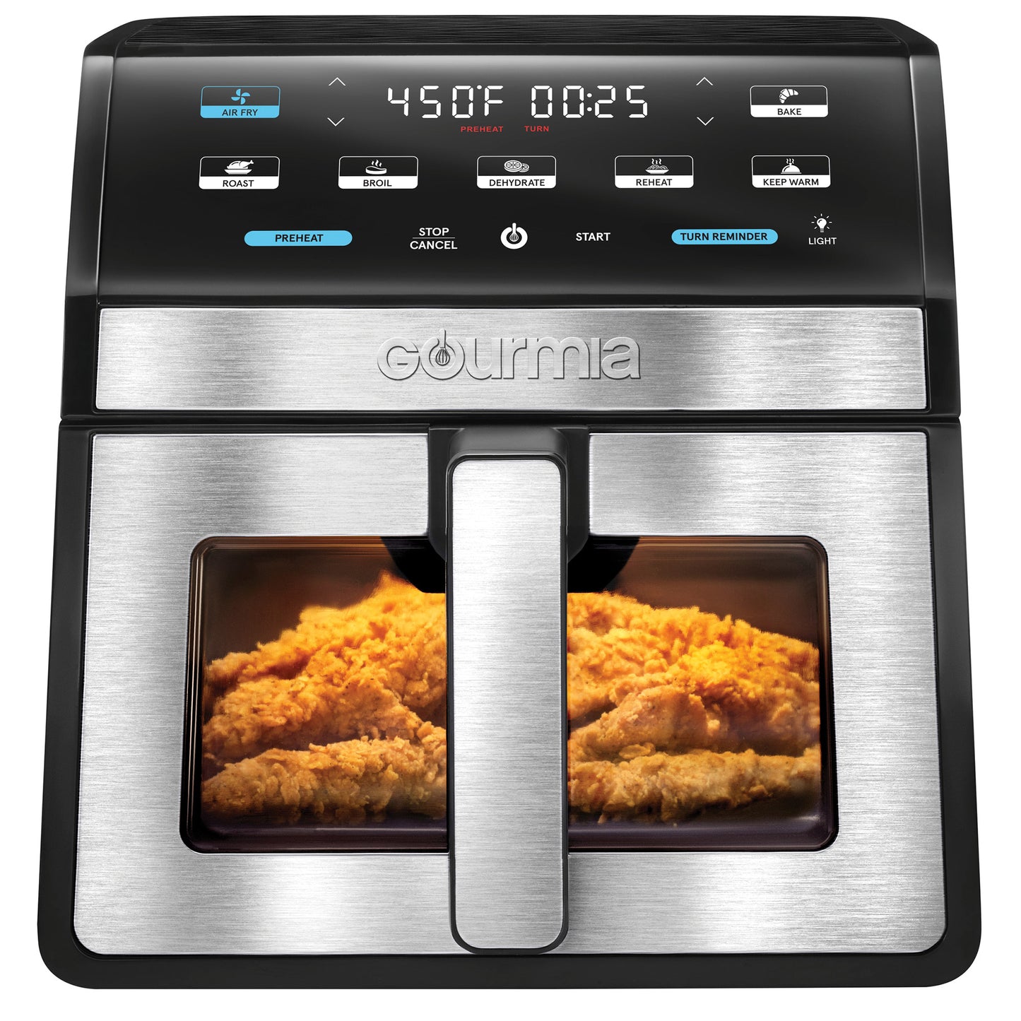 8-Quart Digital Air Fryer with Window & Light