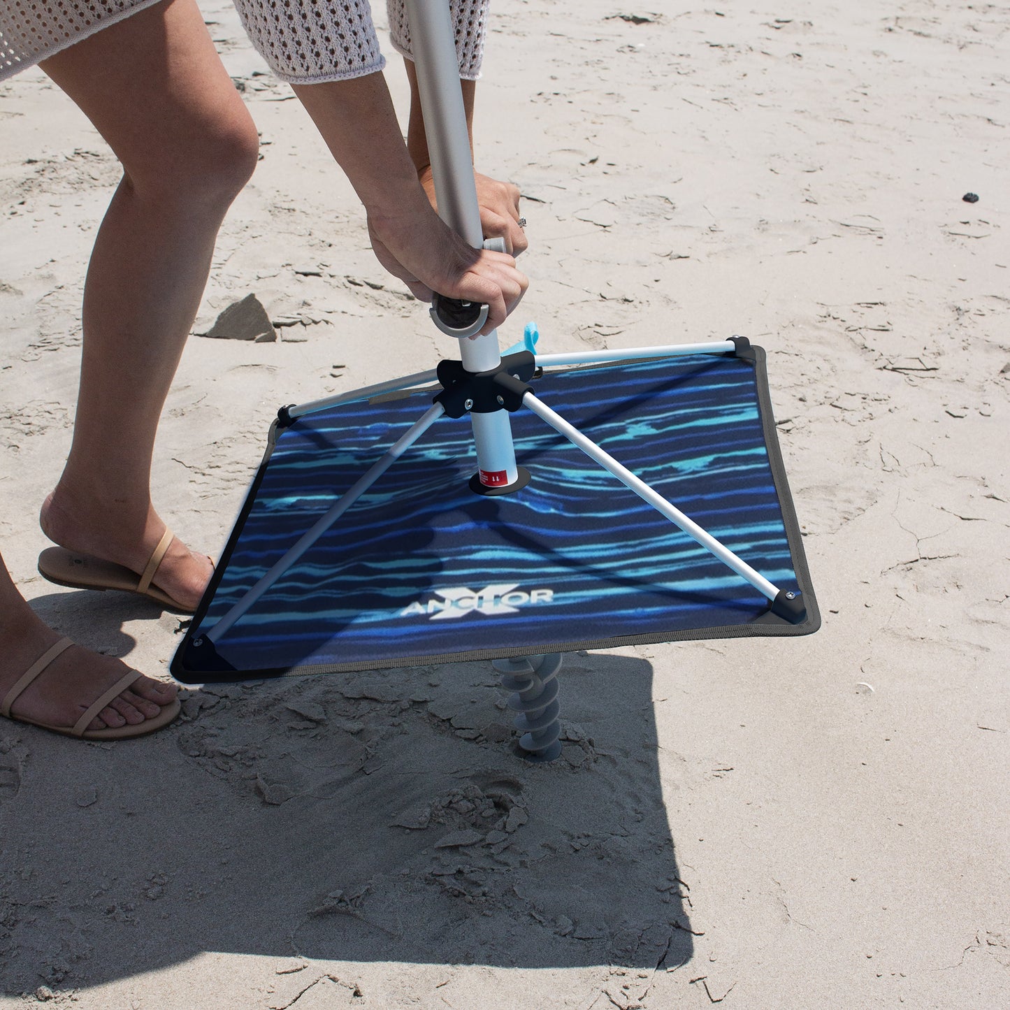 ANCHORX 7.5’ Beach Umbrella System