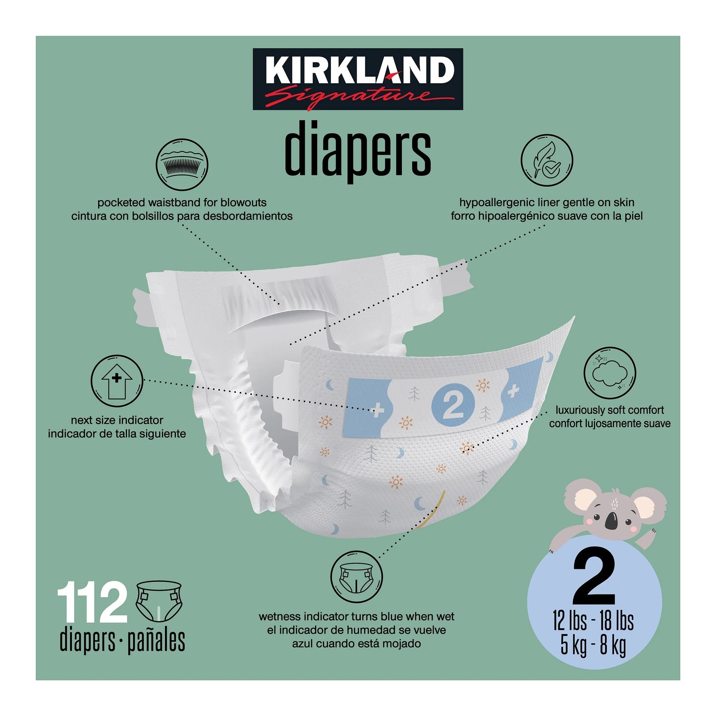 Kirkland Signature Diaper Size 2