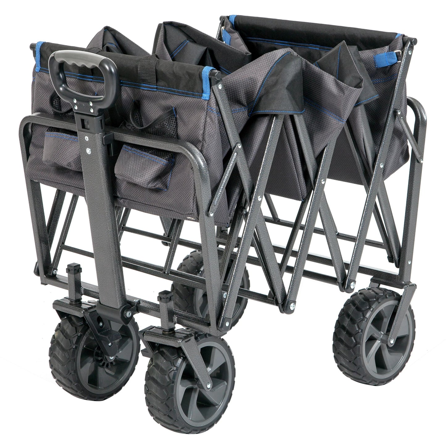 Mac Sports Deluxe Extended Folding Wagon with Brakes