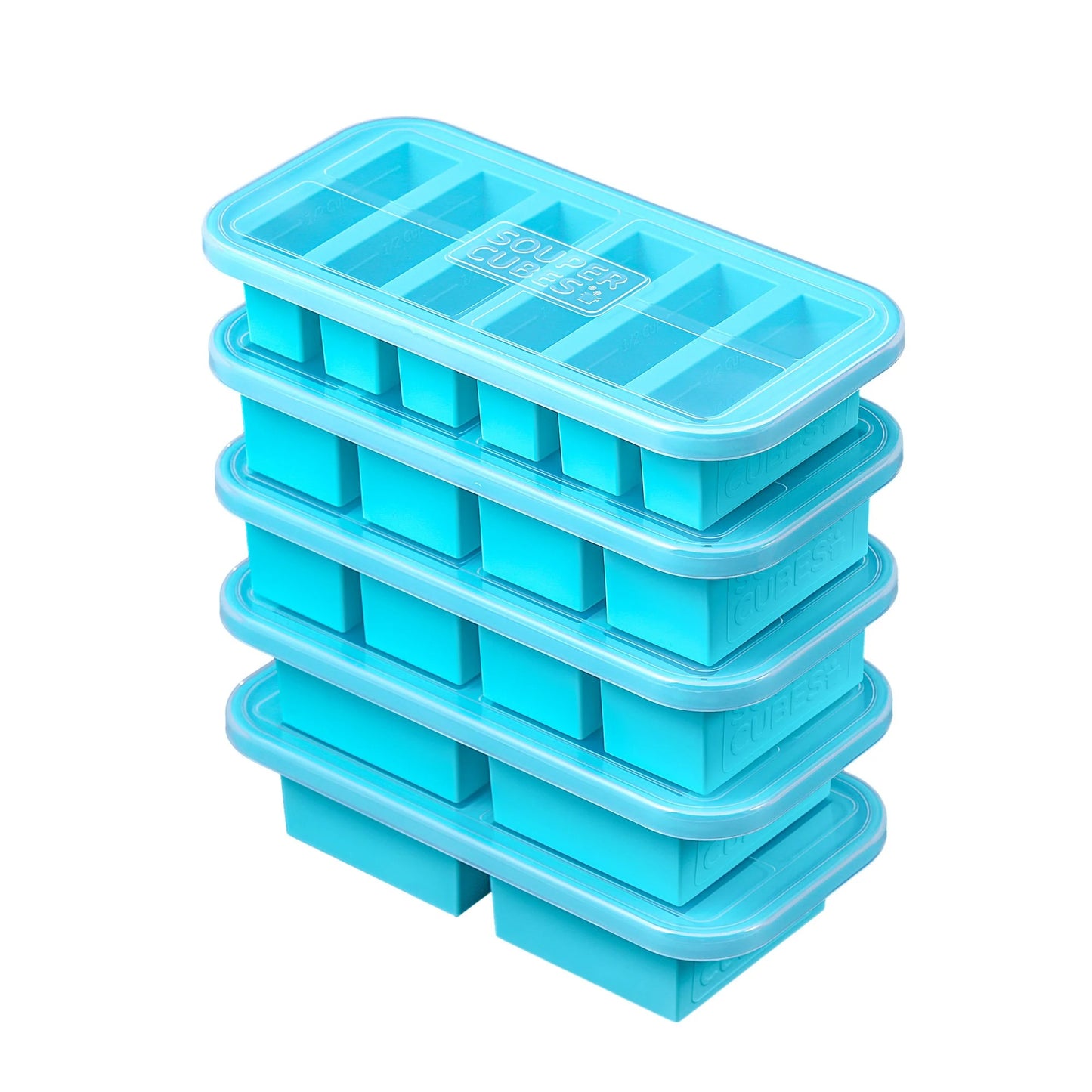 Souper Cubes Silicone Freezer Storage Tray, 5 Pack