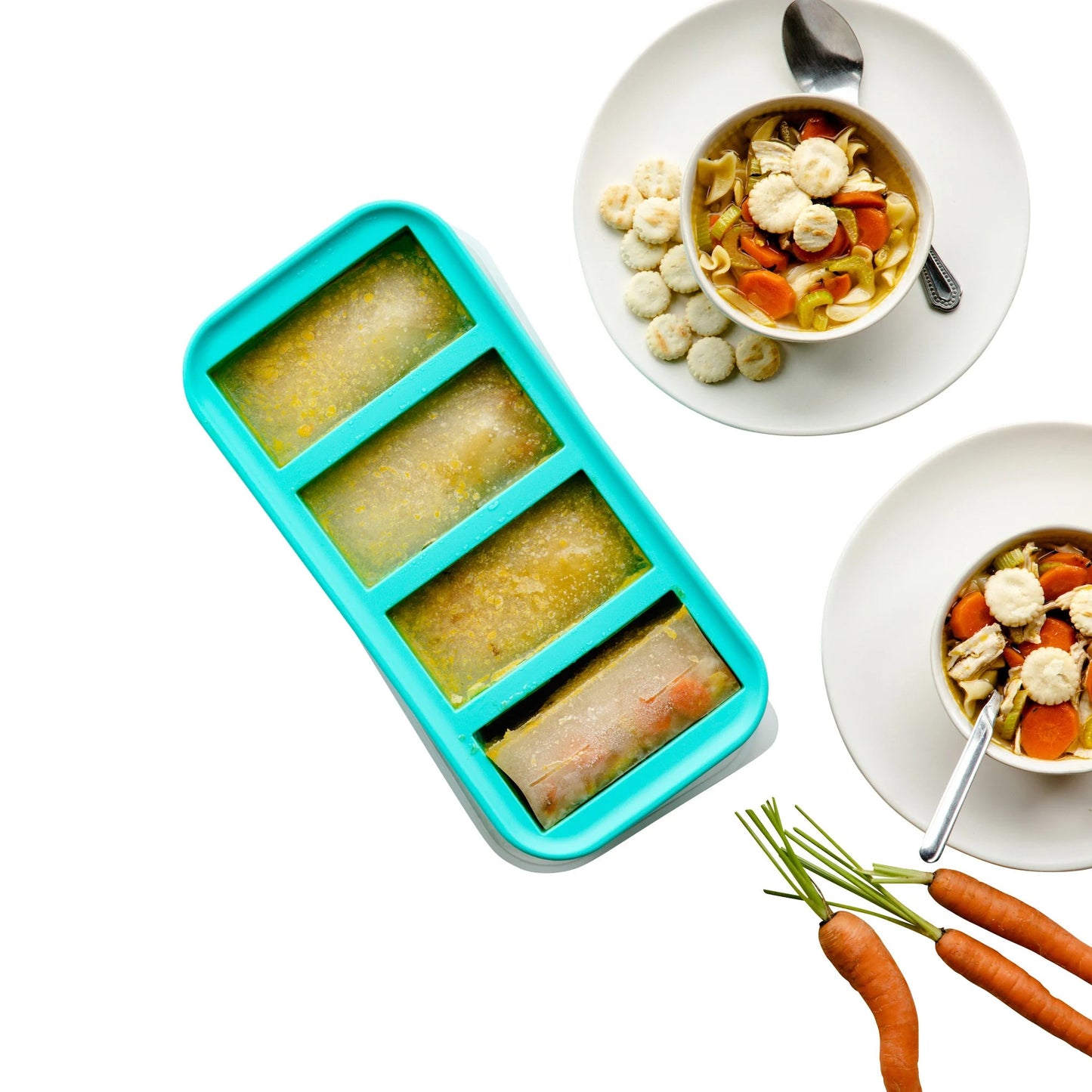 Souper Cubes Silicone Freezer Storage Tray, 5 Pack