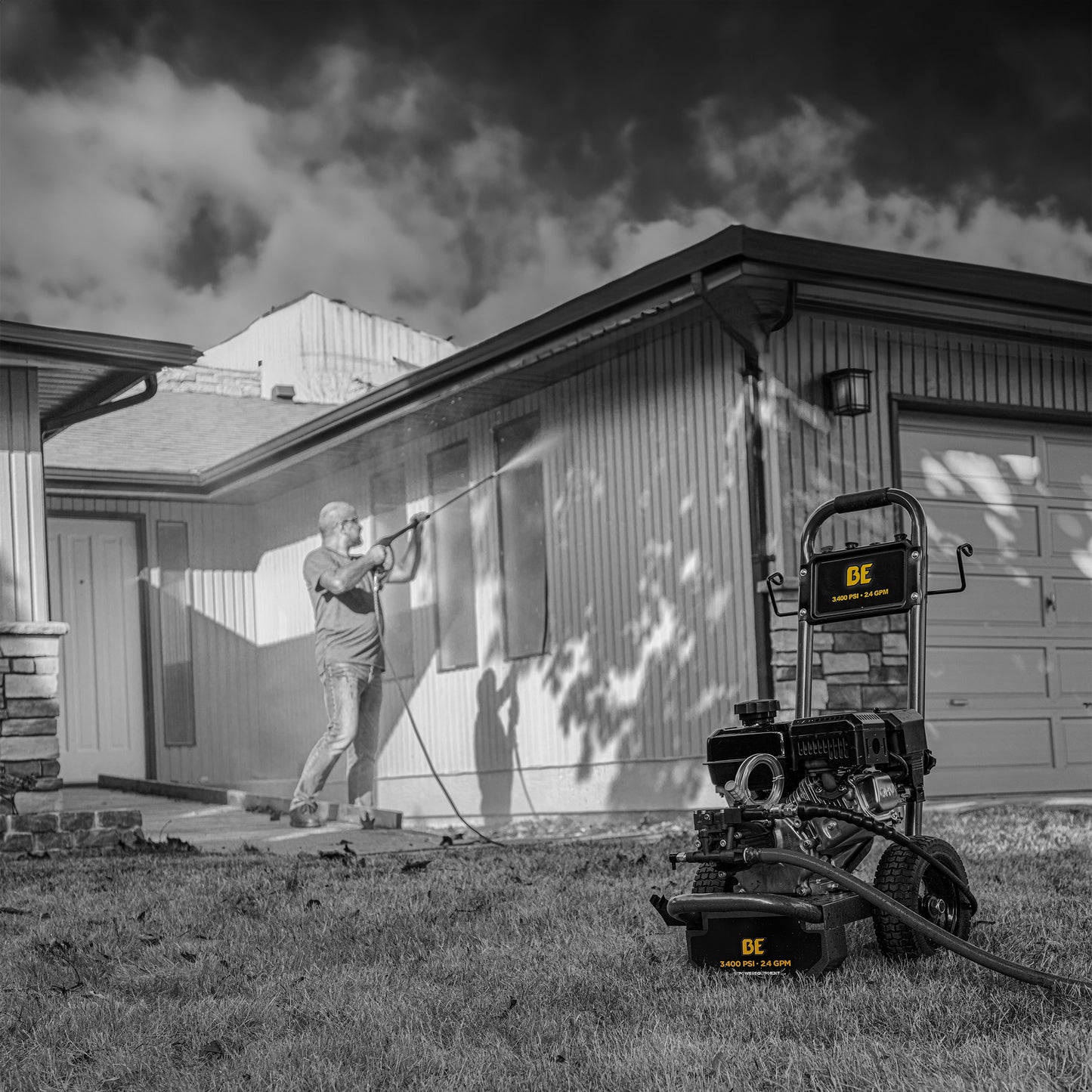 Power 3400 PSI 2.4 GPM Gas Pressure Washer