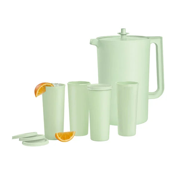 Meijer 5 Piece Heritage Collection Pitcher & Tumbler Set
