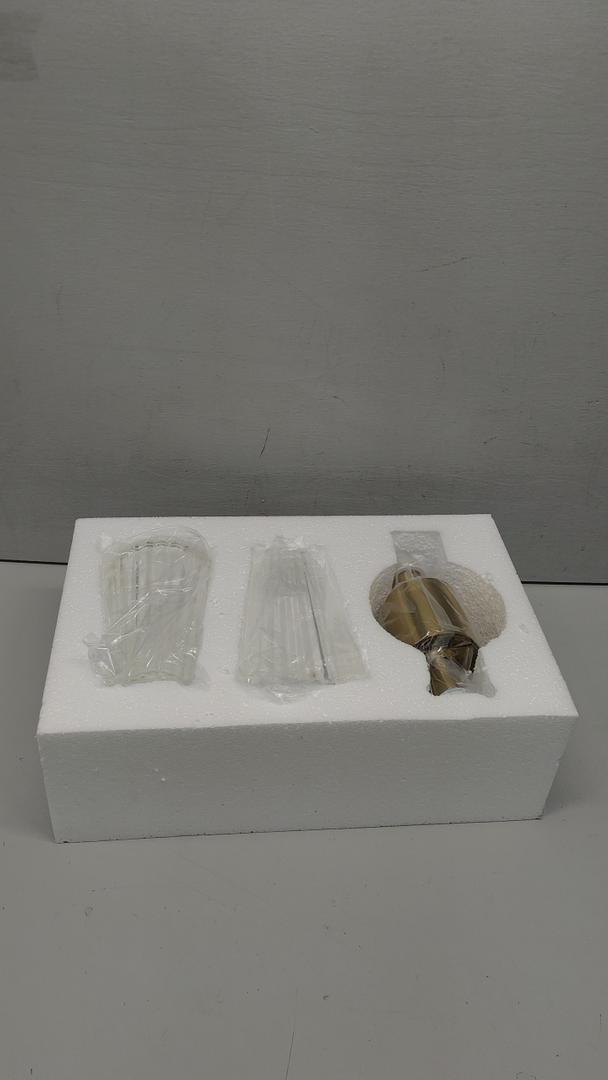 Mid-Century Modern Wall Lights with Crystal Glass Shade
