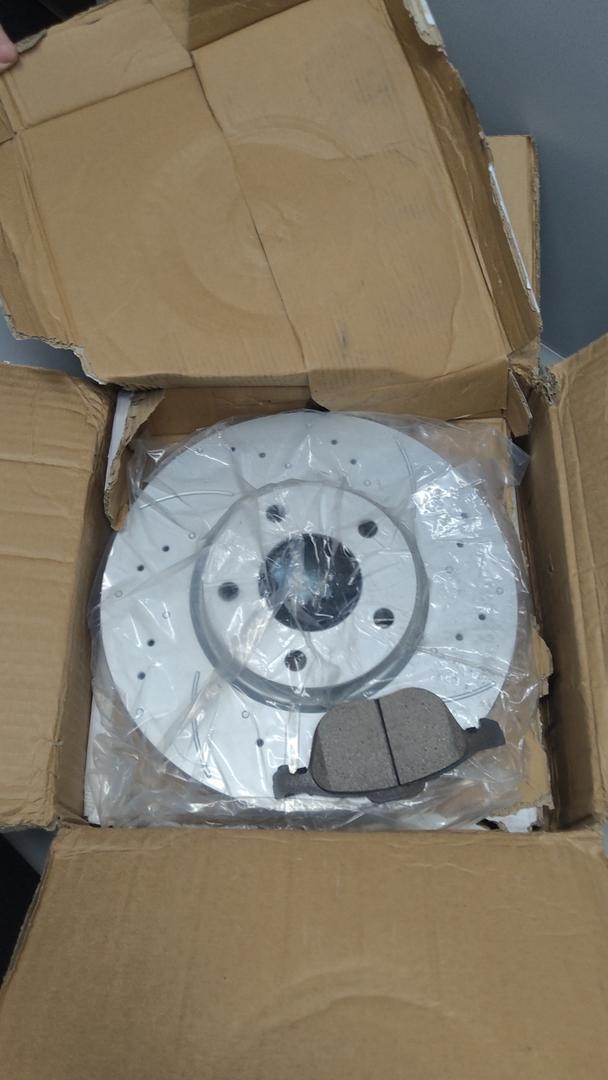 funire Front Brake Pads And Rotors Kit Compatible