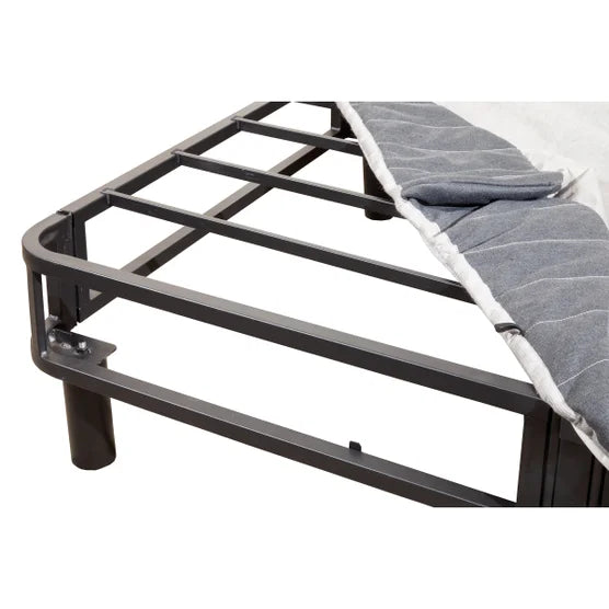 TWIN EnForce 7" Metal Foundation with Headboard Bracket and Legs