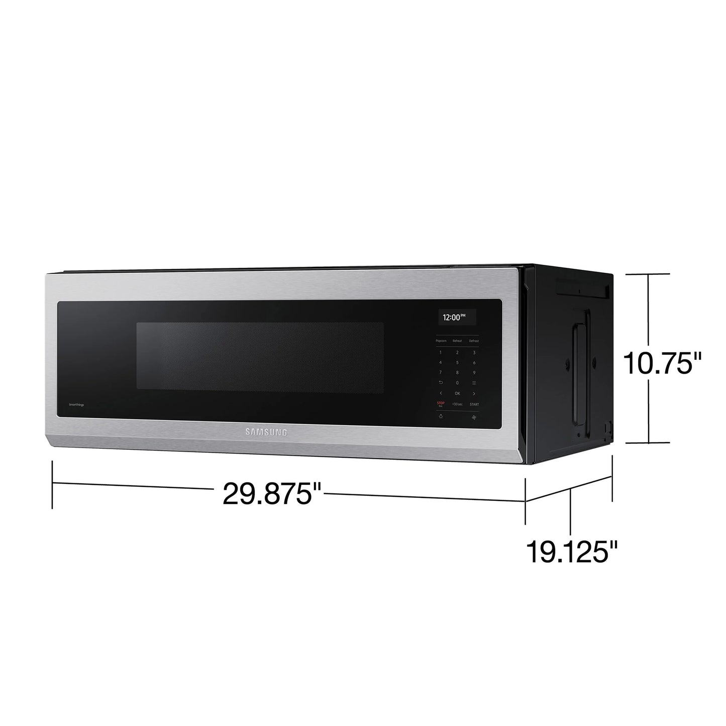 Samsung 1.1 cu. ft. Smart SLIM Over-the-Range Microwave with Wi-Fi and Voice Control Features