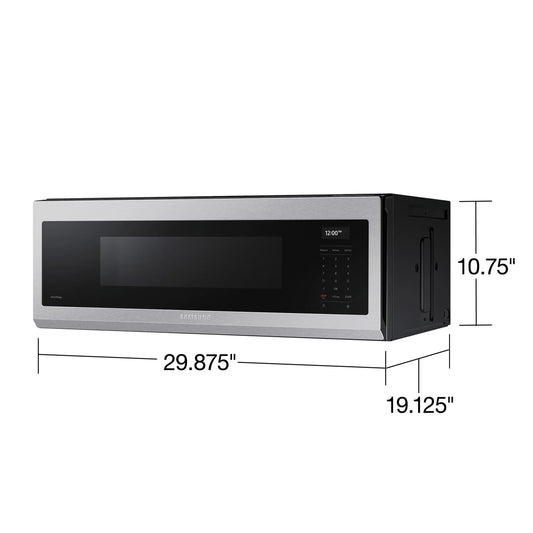 Samsung 1.1 cu. ft. Smart SLIM Over-the-Range Microwave with Wi-Fi and Voice Control Features