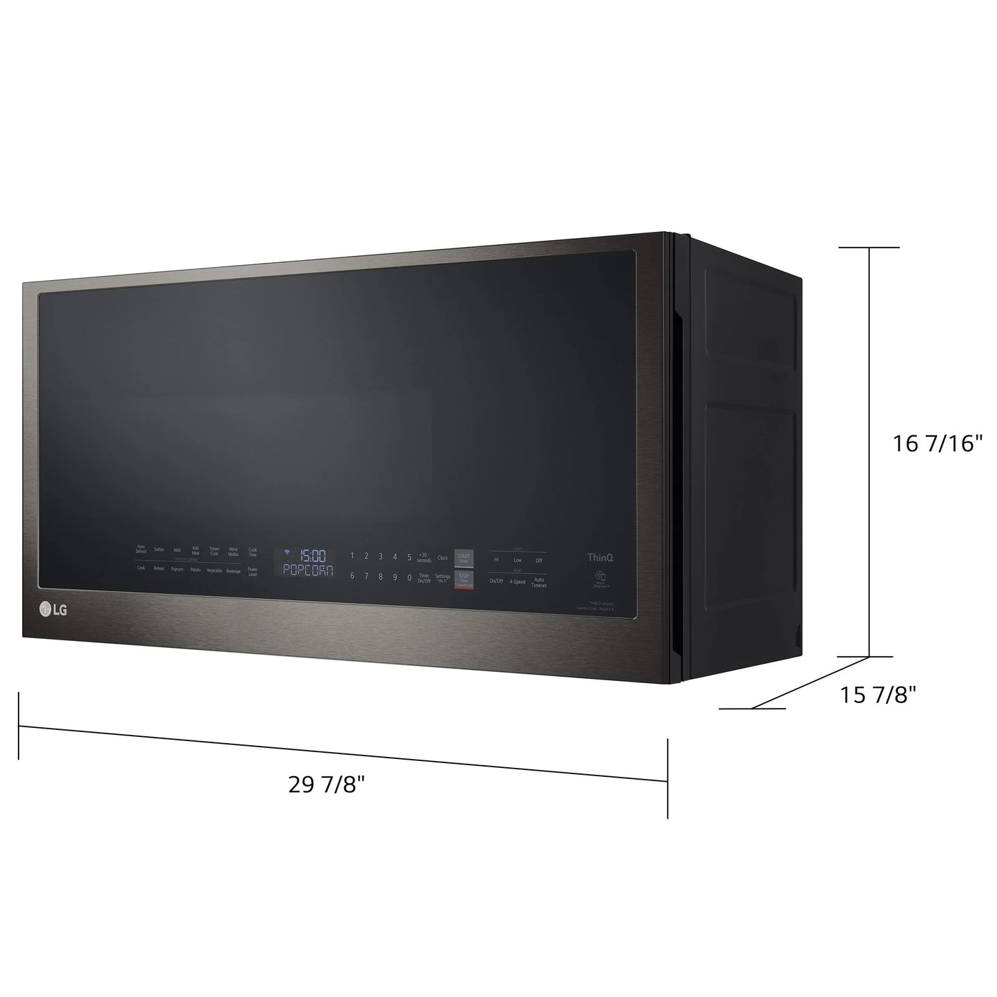 LG 2.0 cu. ft. Smart Wi-Fi Enabled Over-the-Range Microwave Oven with EasyClean