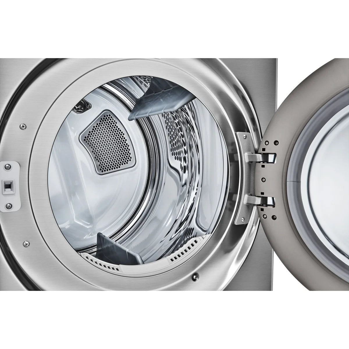 LG 7.4 cu ft. Graphite Steel Gas Dryer with TurboSteam Technology