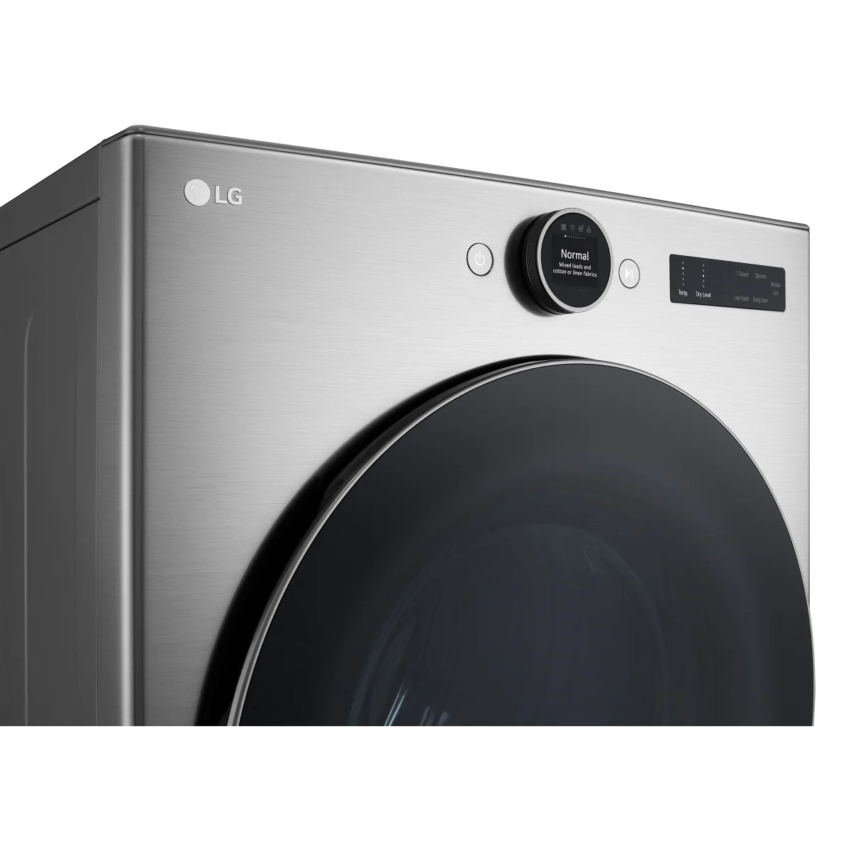 LG 7.4 cu ft. Graphite Steel Gas Dryer with TurboSteam Technology