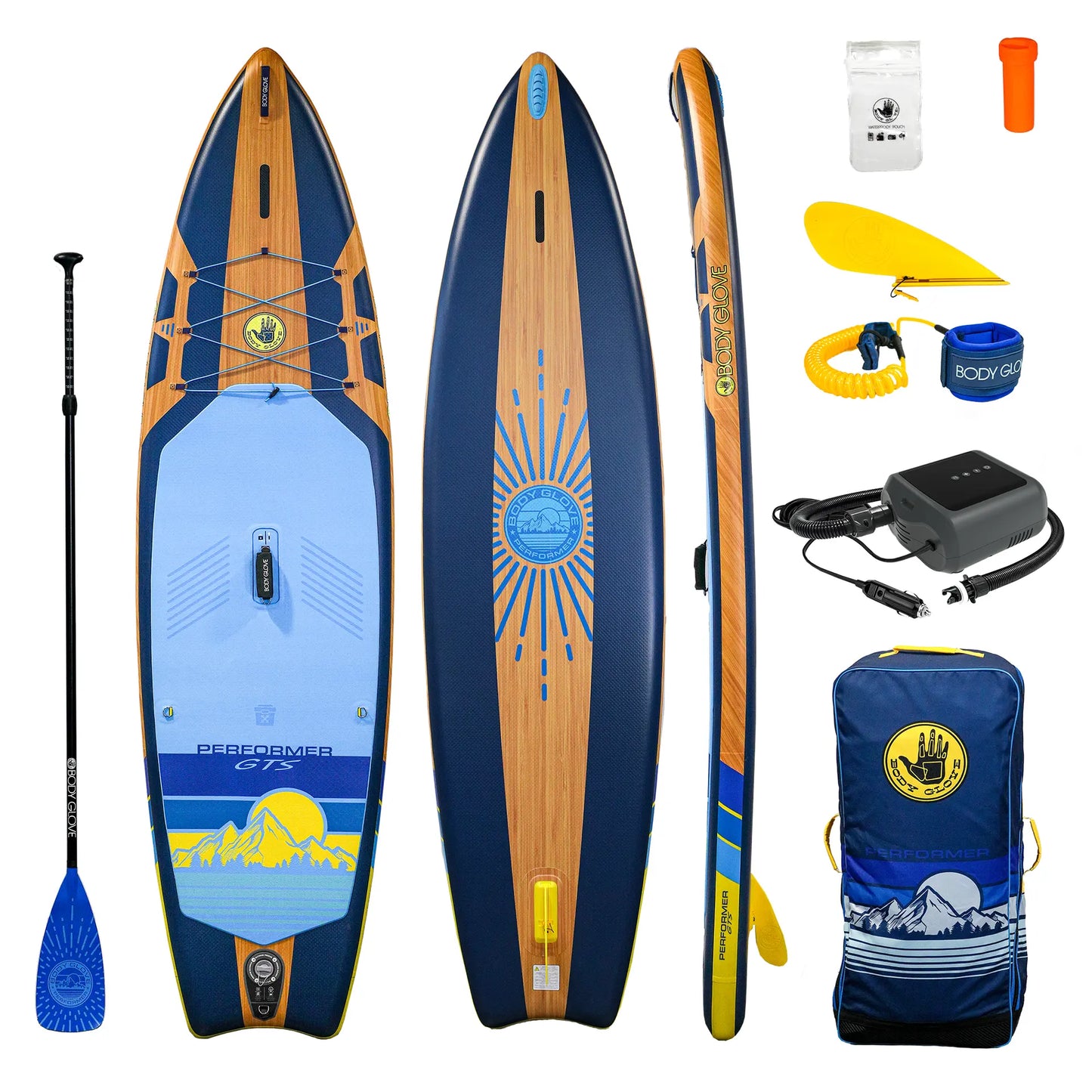 Body Glove Performer 11’ GTS Inflatable Paddle Board Package