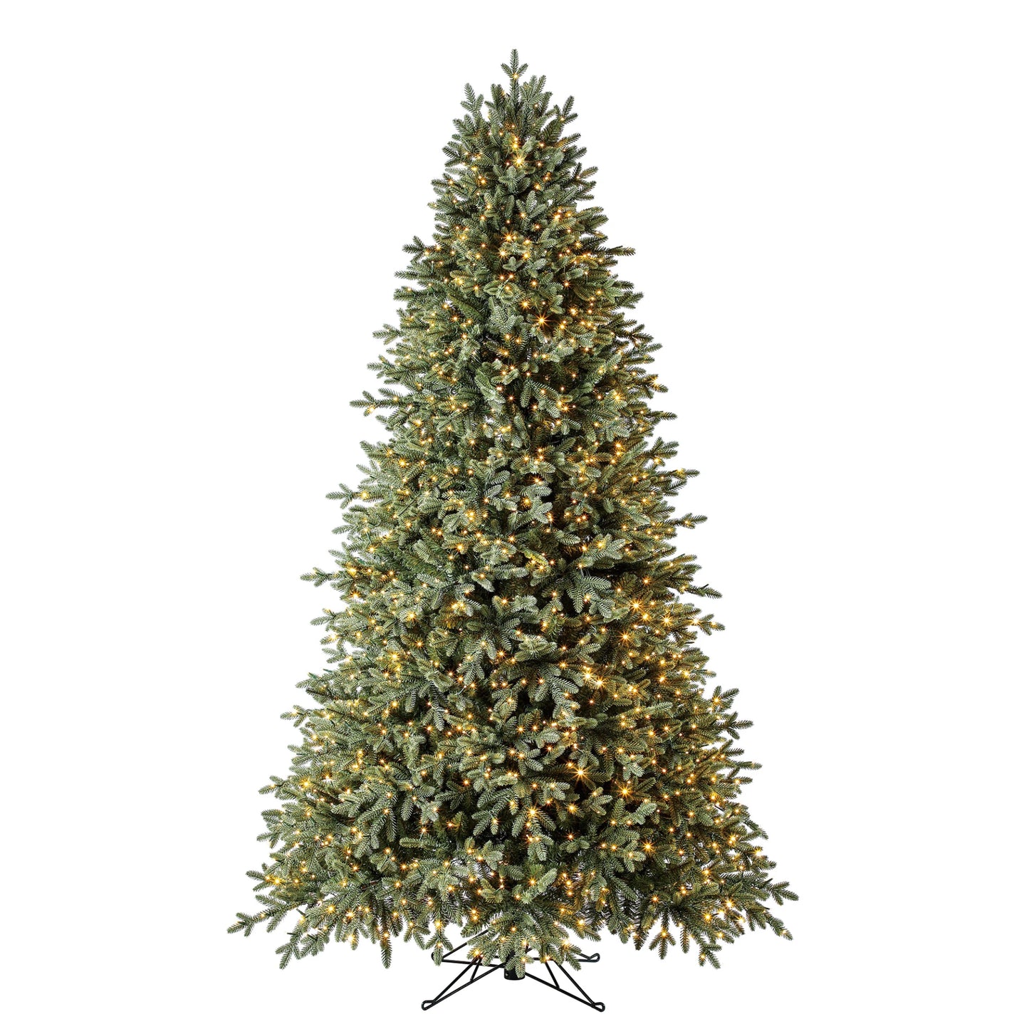 7.5 ft Pre-Lit Aspen EZ Connect Artificial Christmas Tree, 1,850 Color-Changing Radiant Micro LED Lights