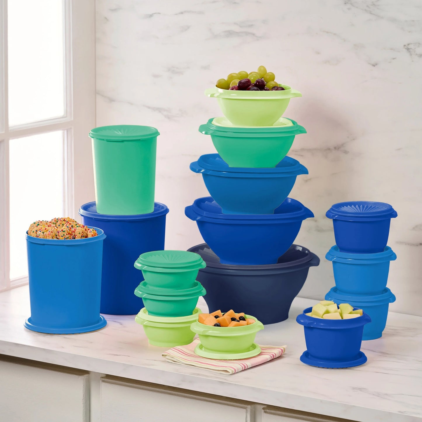 Tupperware Heritage Collection 32-piece Food Storage Container Set