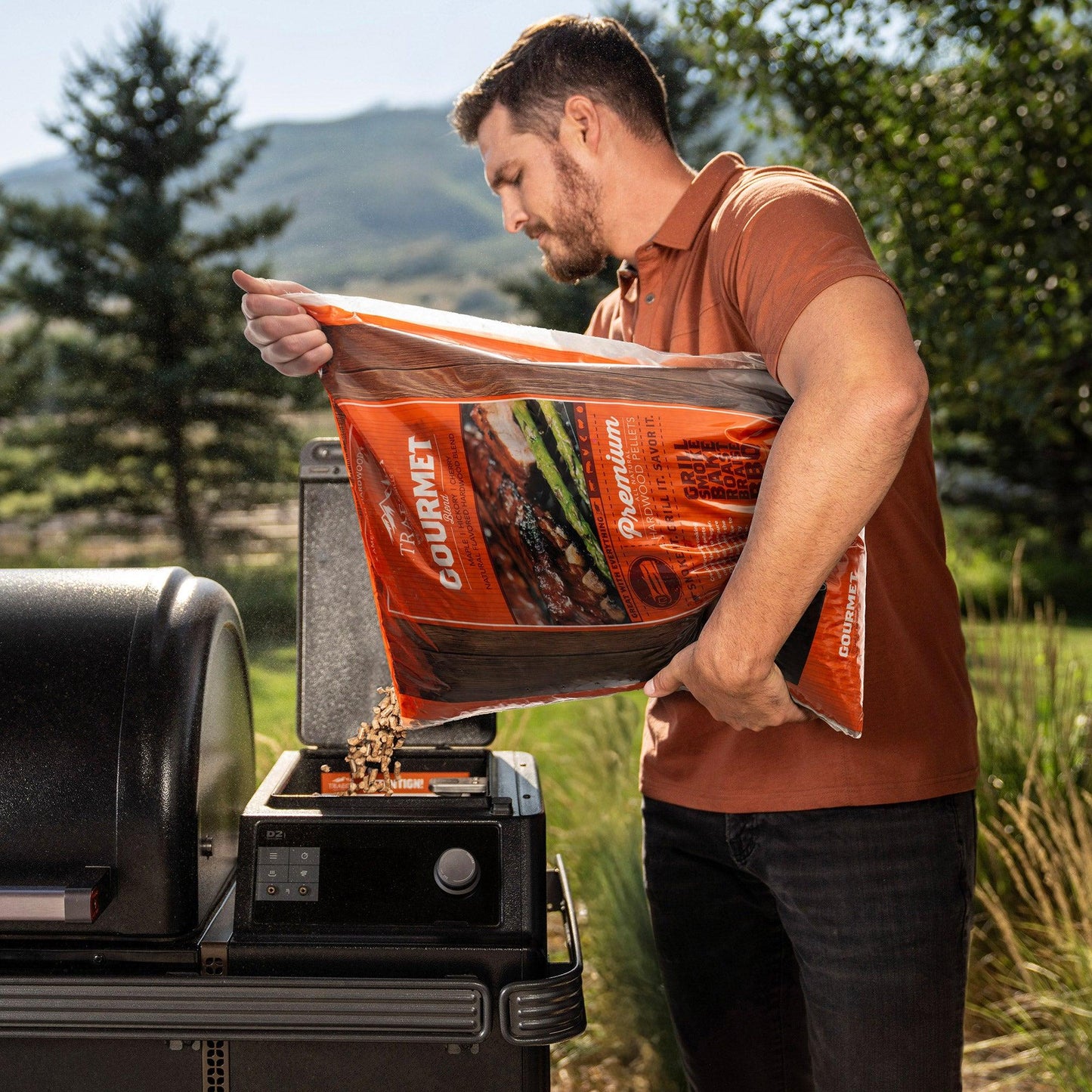 Traeger Gourmet Blend 33 lbs Wood Pellets
