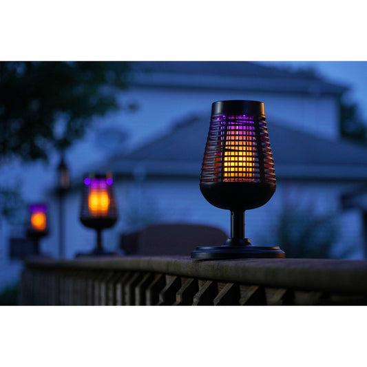 PIC Solar Insect Killer Torch (2-pack), Bug Zapper and Accent Light