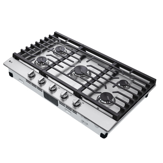 LG 36” GAS Cooktop with UltraHeat 20K BTU Burner