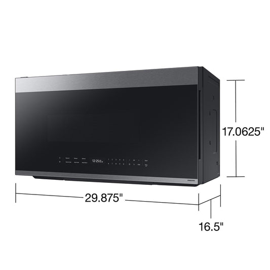 Samsung Bespoke Smart 2.1 cu. ft. Over-the-Range Microwave with Wi-Fi & LCD Display