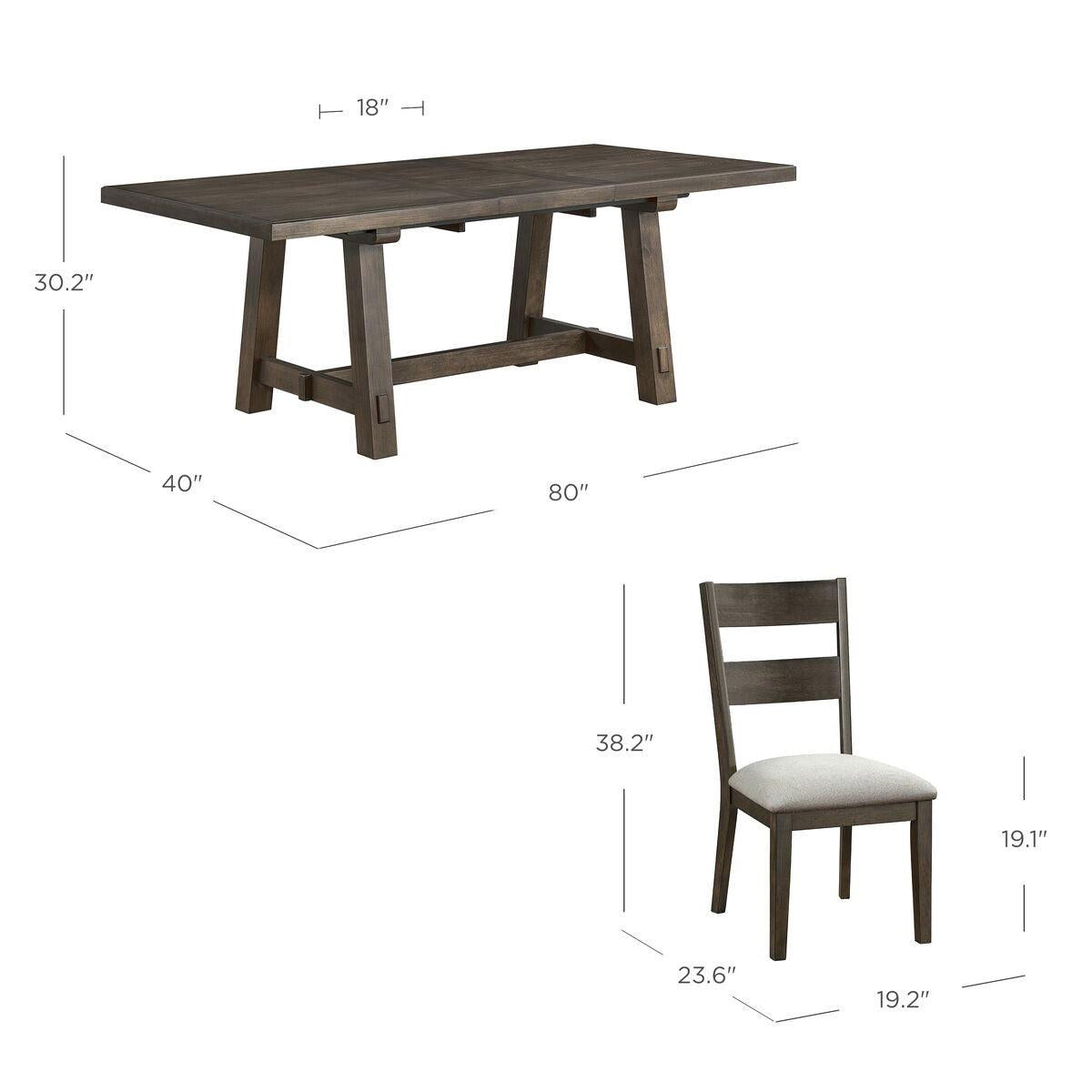 Brinley 7-piece Dining Table Set