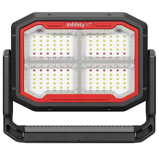 Infinity X1 Dual Powered Solar Work Light 3000 Lumen