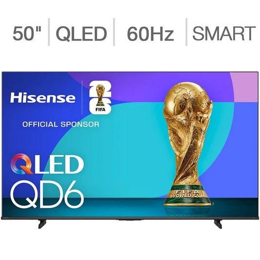 Hisense 50" Class - QD6 Series - 4K QLED Smart TV