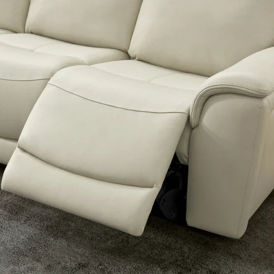 Sanders Leather Power Reclining Sofa with Power Headrests