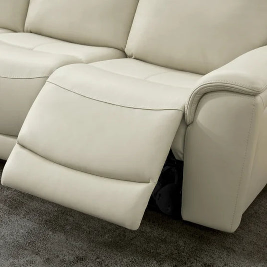 Sanders Leather Power Reclining Sofa with Power Headrests