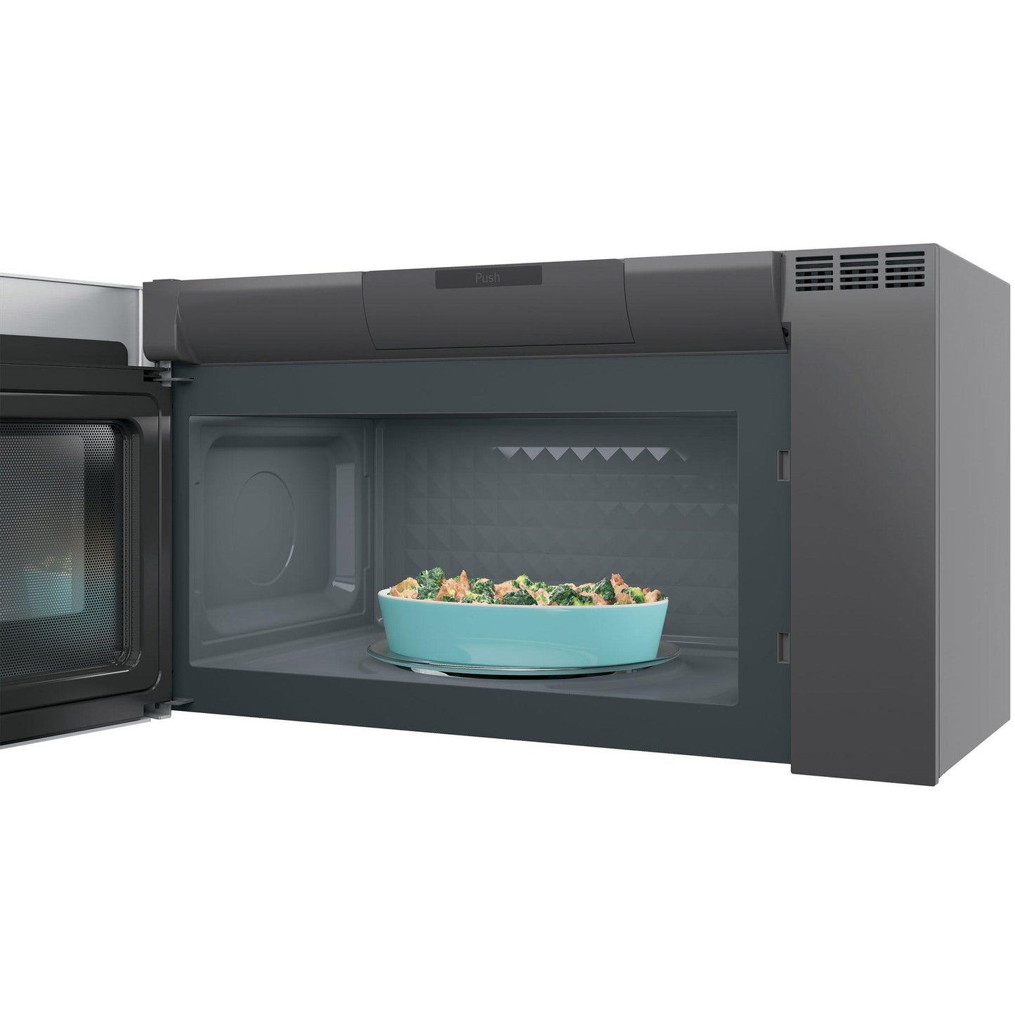 GE Profile 2.1 cu. ft. Over-the-Range Sensor Microwave Oven with Auto Cook and Steam Cook