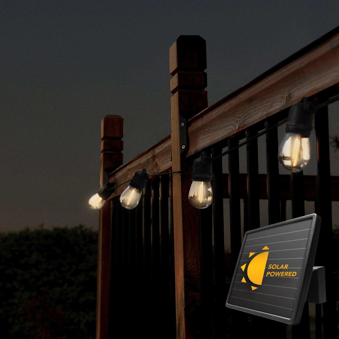 Sunforce 35' Solar String Lights with Remote Control