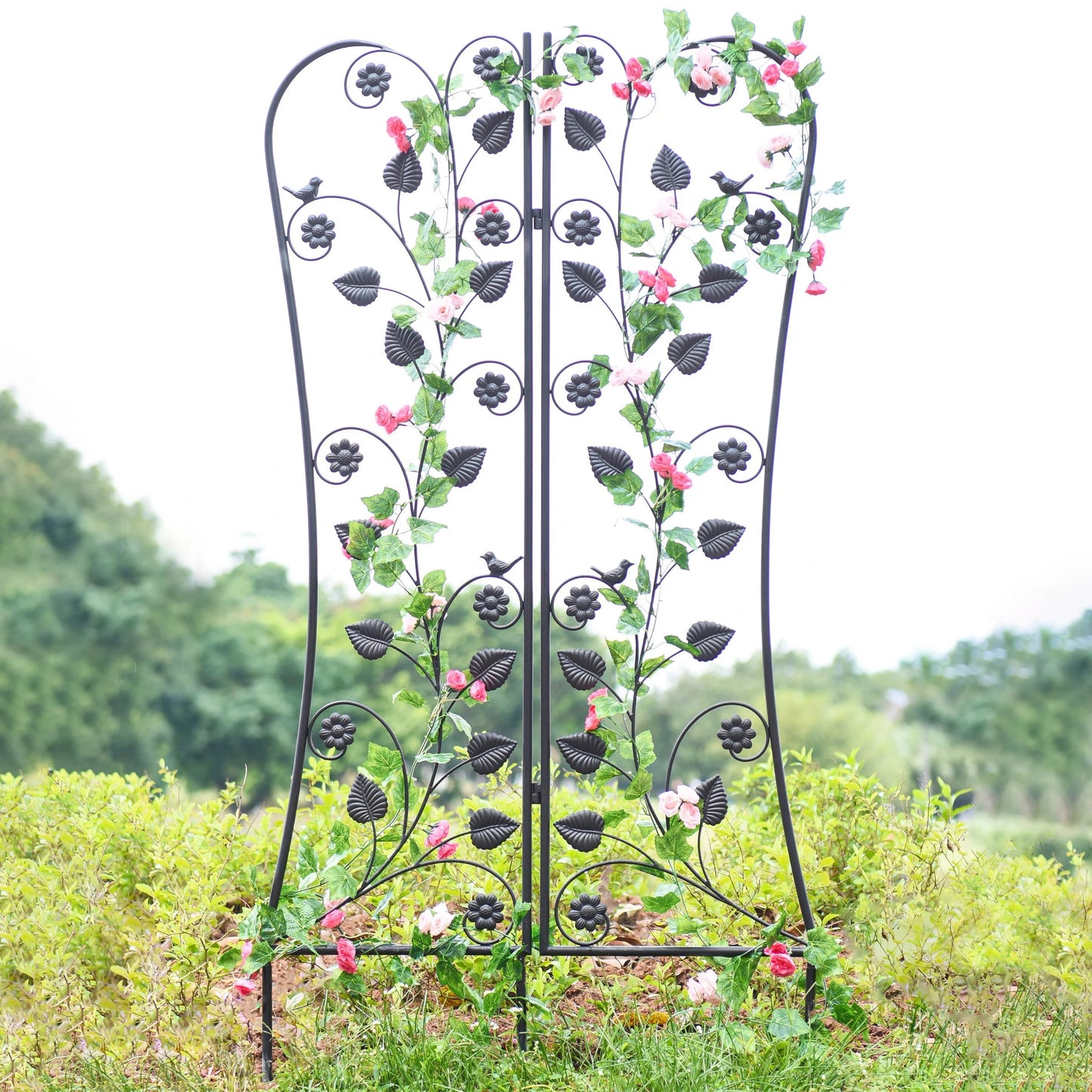 5' Steel Foldable Trellis