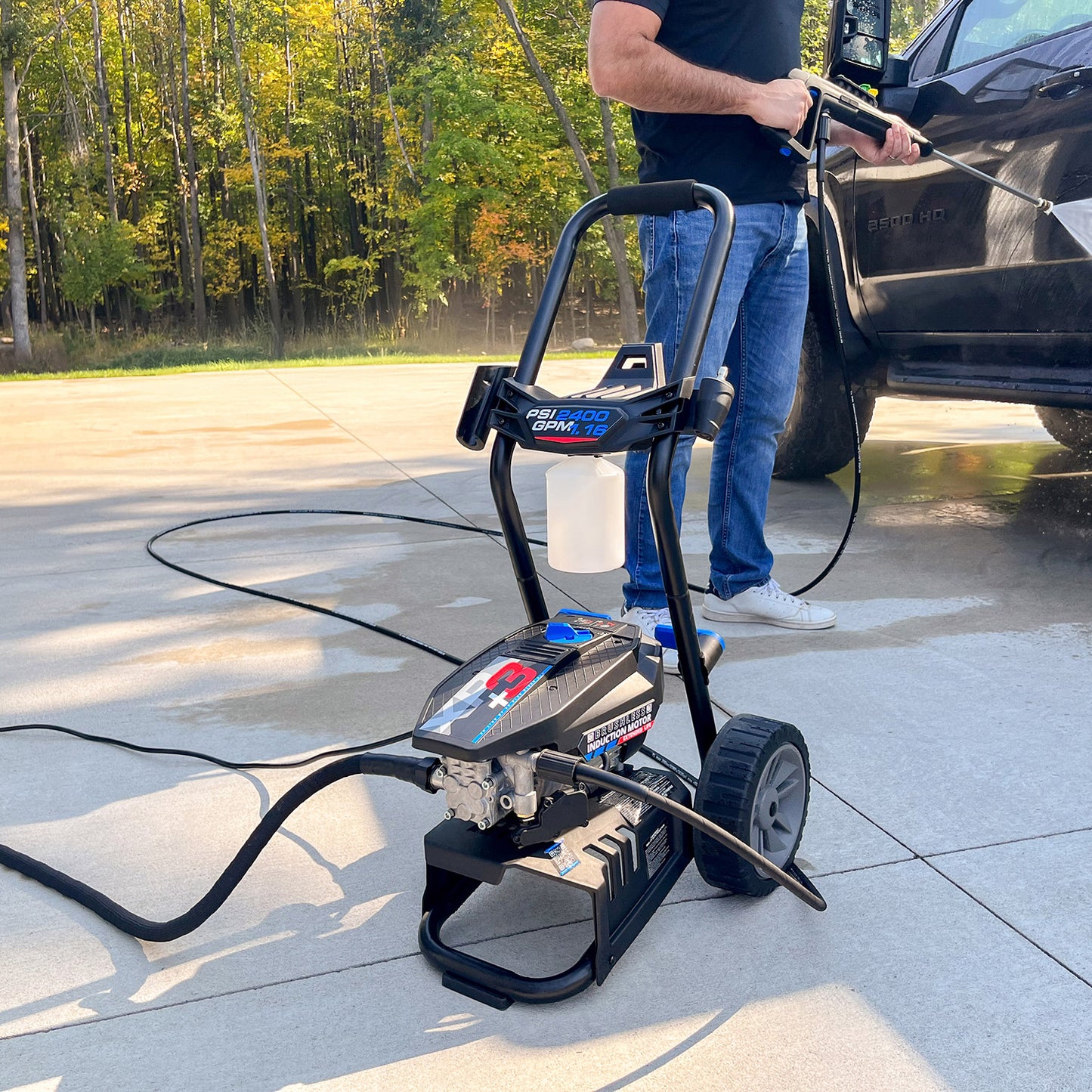 Electric Pressure Washer 2400 PSI, 1.16 GPM