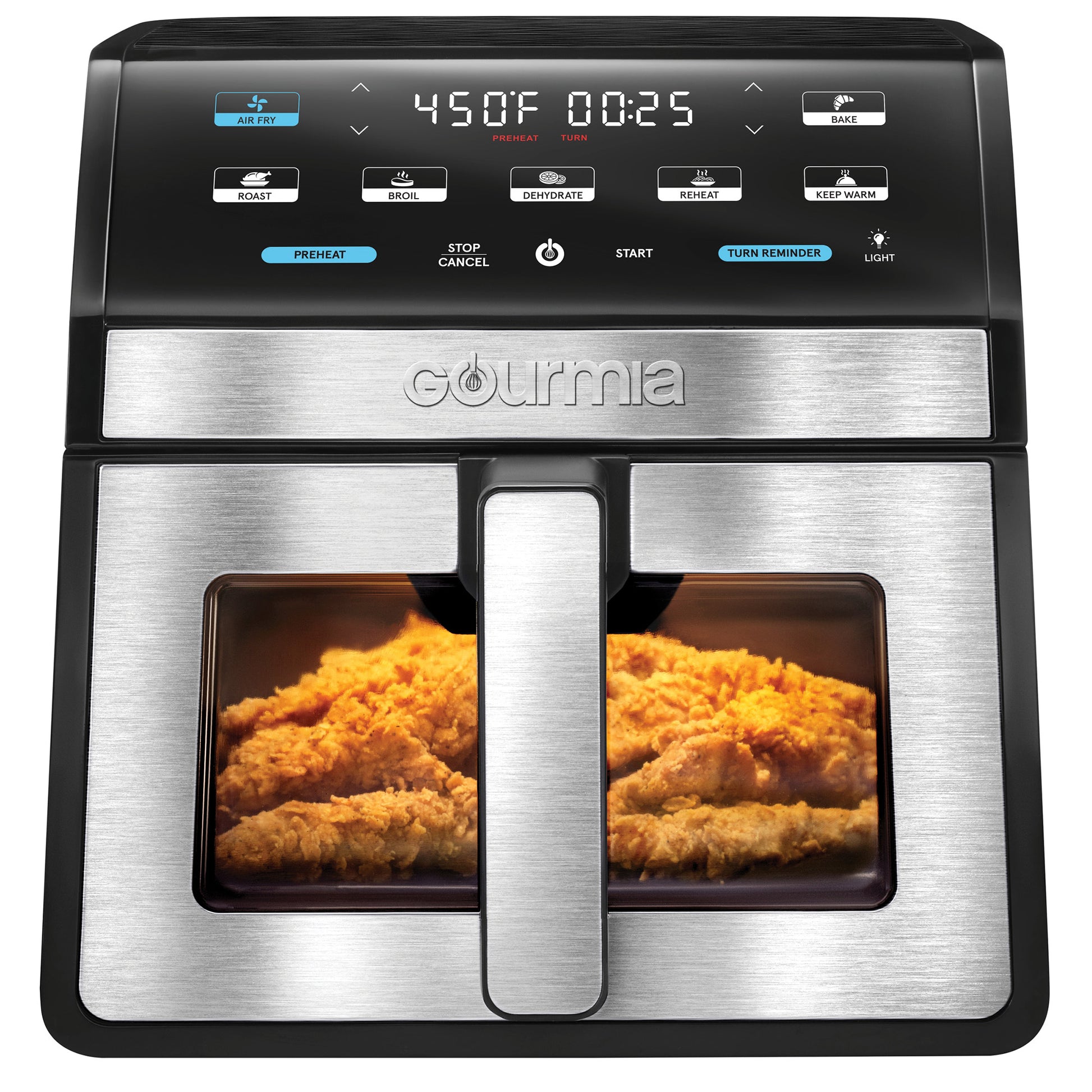 8-Quart Digital Air Fryer with Window & Light