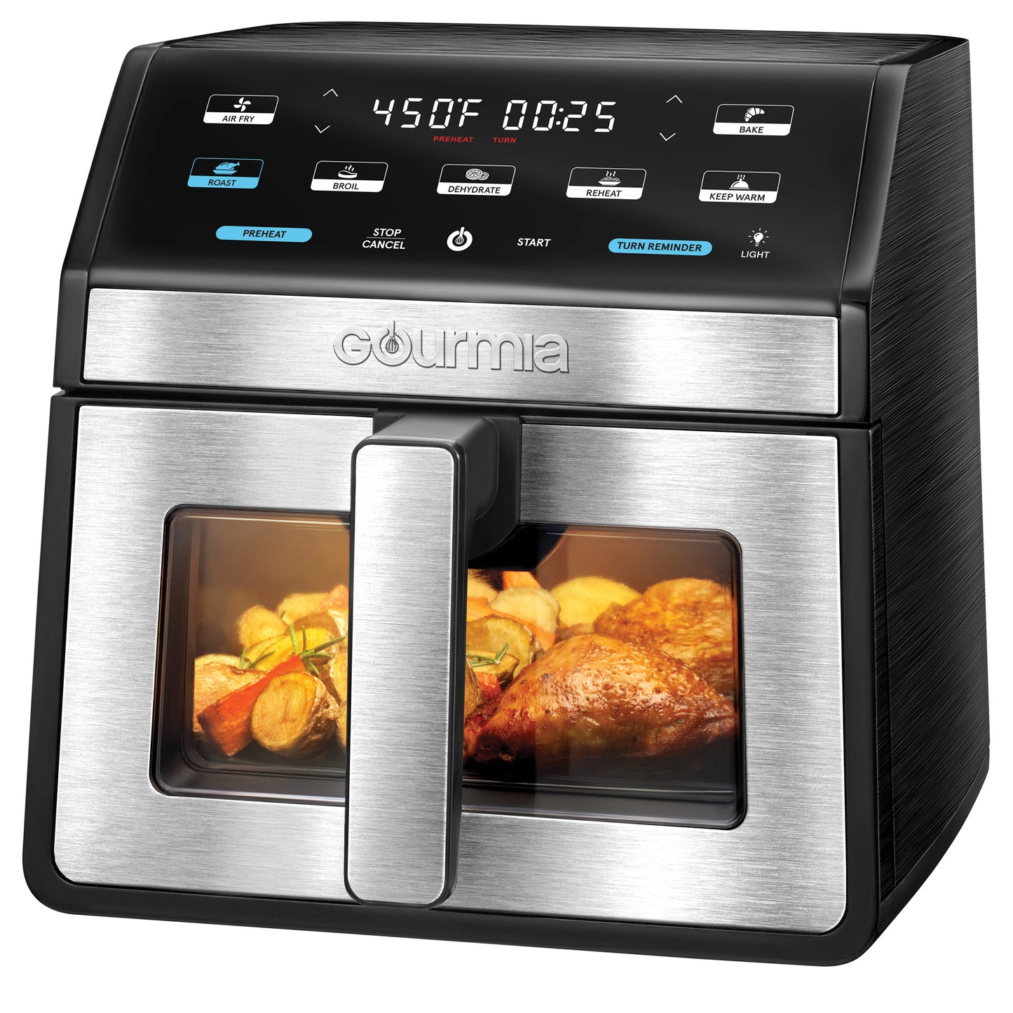 8-Quart Digital Air Fryer with Window & Light