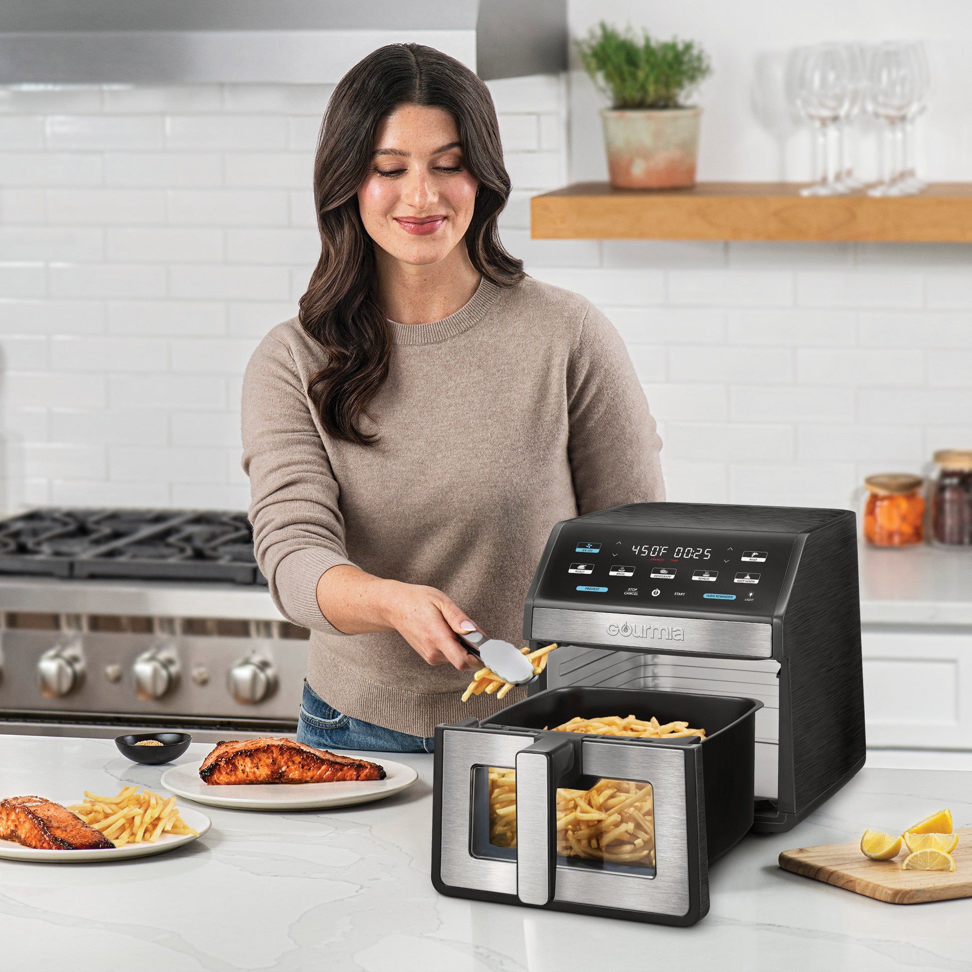 8-Quart Digital Air Fryer with Window & Light