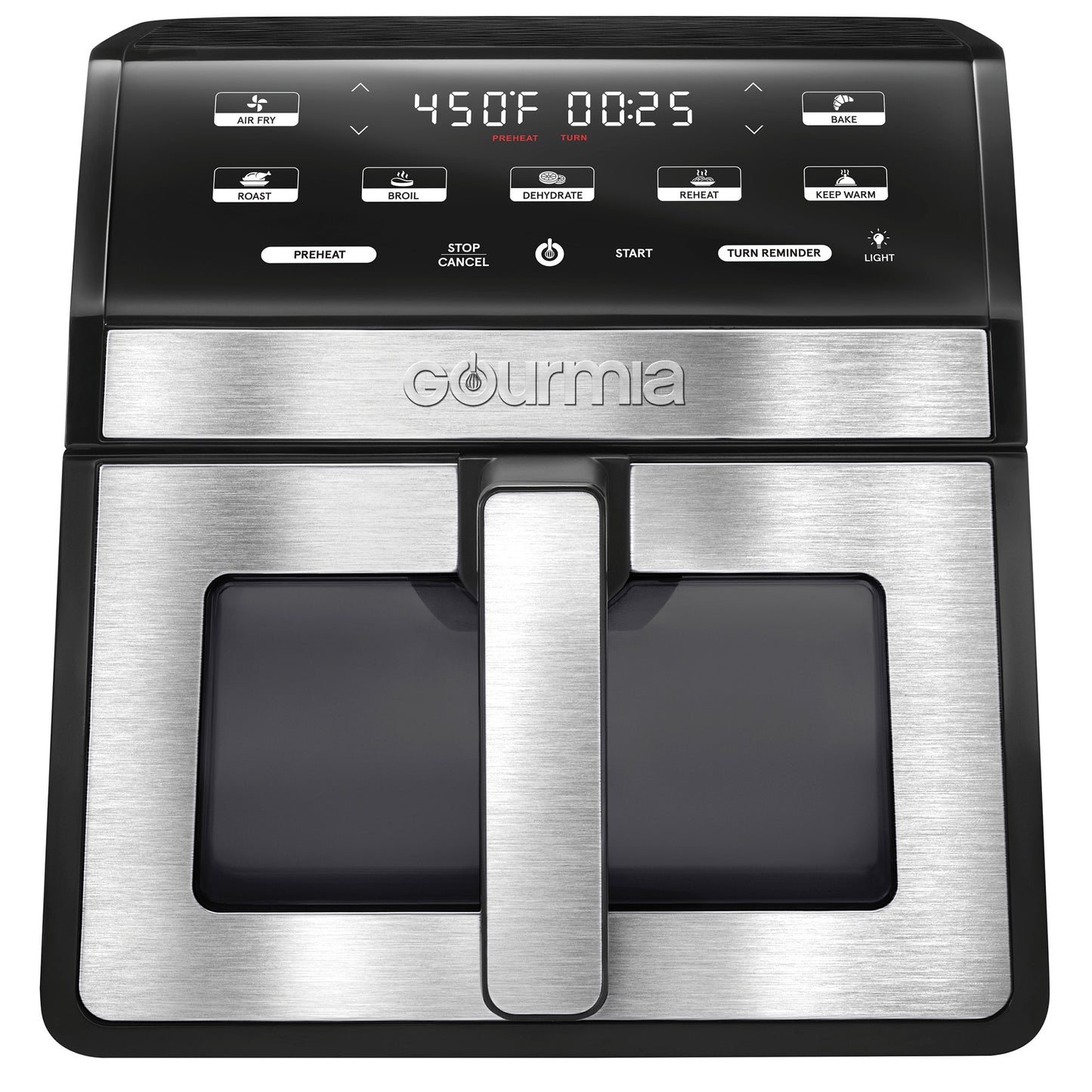 8-Quart Digital Air Fryer with Window & Light