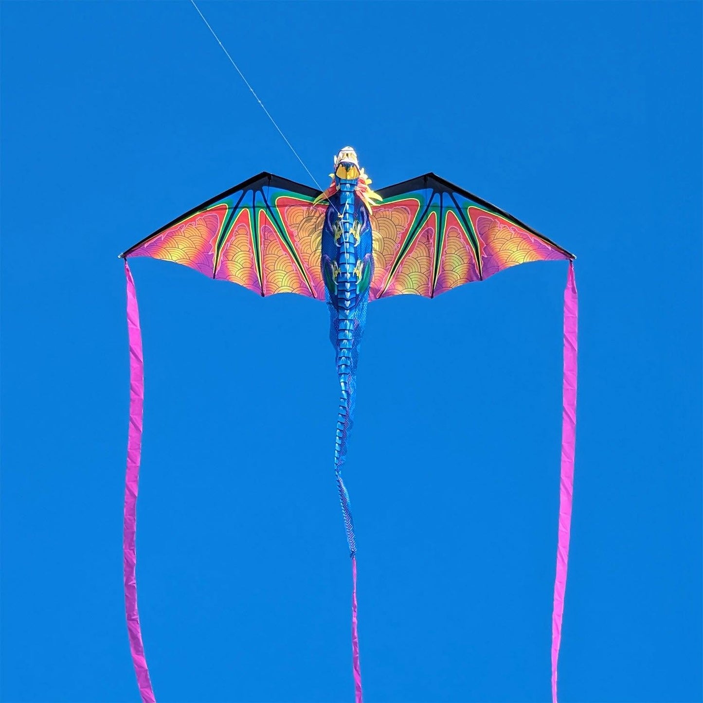 3-D Dragon SuperSized Nylon Kite