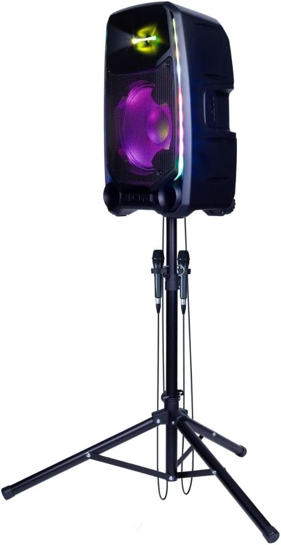 Generic ION Audio PA Ultimate - PA System 650 Watt Bluetooth Speaker Sound System with Microphone and Stand Bundle