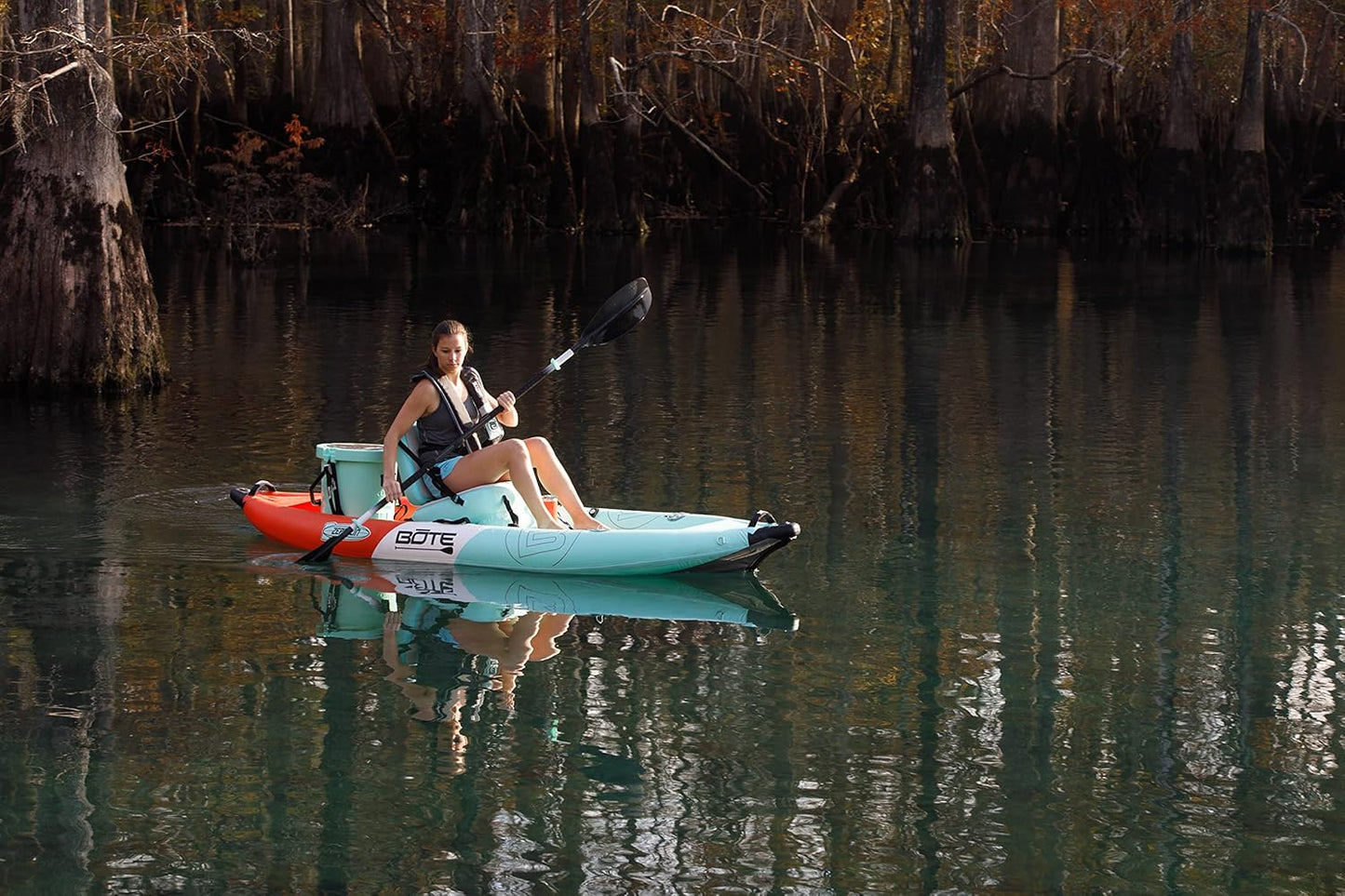 Zeppelin Aero Inflatable Kayak for Adults & Kids Includes Travel Bag Adjustable Seat 1 Person Single Rider Blow up Kayaking for Fishing Hunting Leisure Multiple Colors