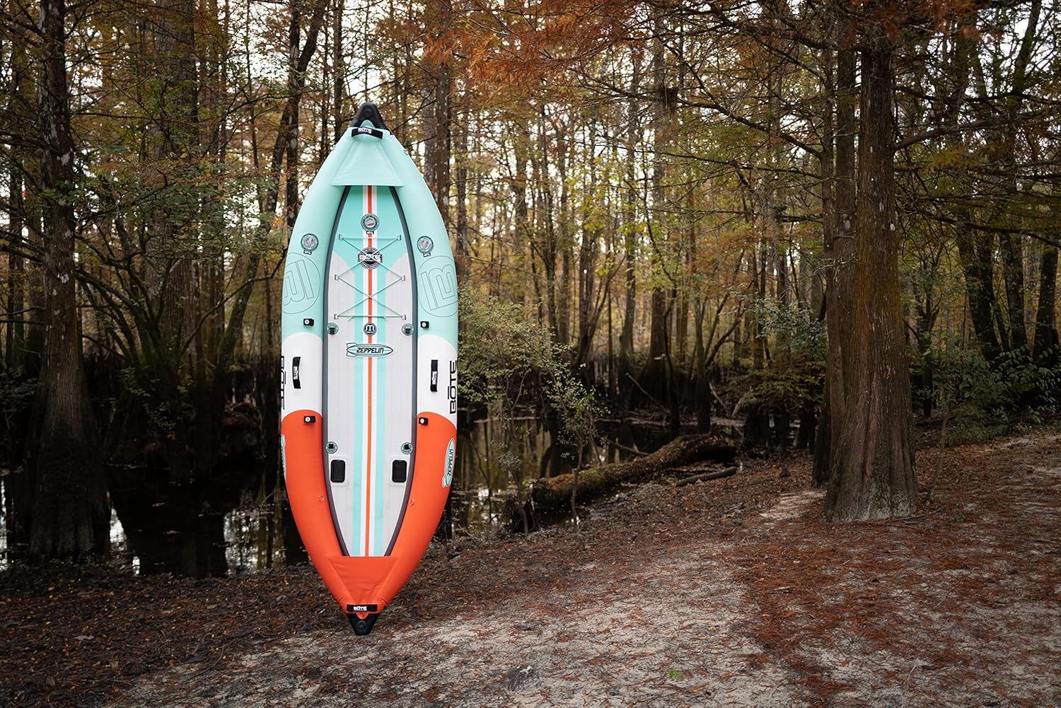 Zeppelin Aero Inflatable Kayak for Adults & Kids Includes Travel Bag Adjustable Seat 1 Person Single Rider Blow up Kayaking for Fishing Hunting Leisure Multiple Colors