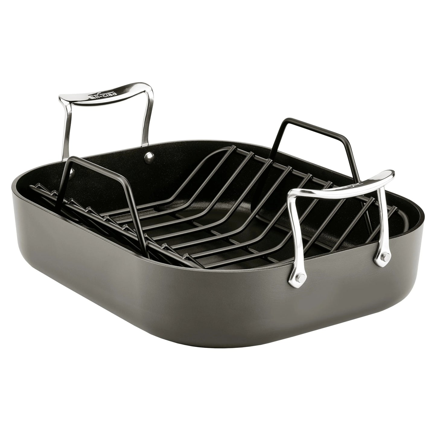 All-Clad Hard Anodized Nonstick Roaster with Rack