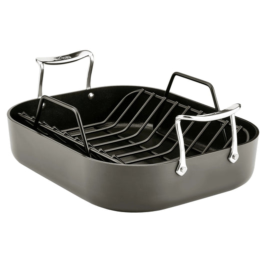 All-Clad Hard Anodized Nonstick Roaster with Rack